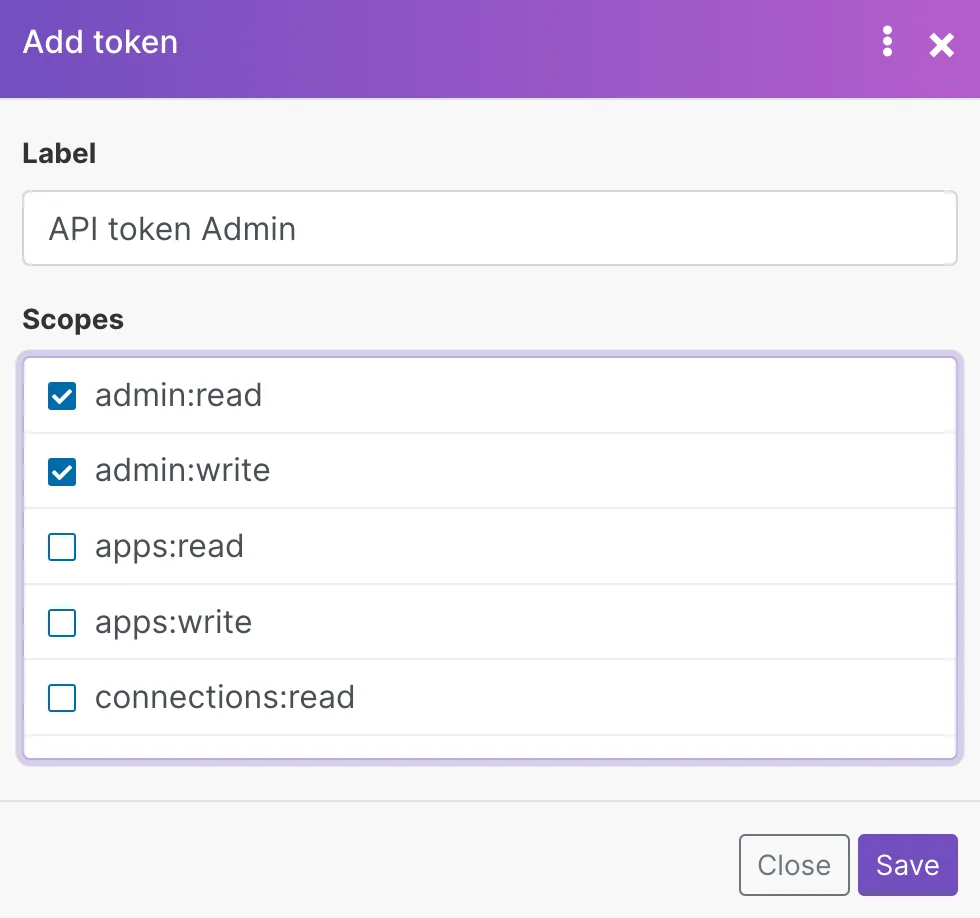 Add new API token.png